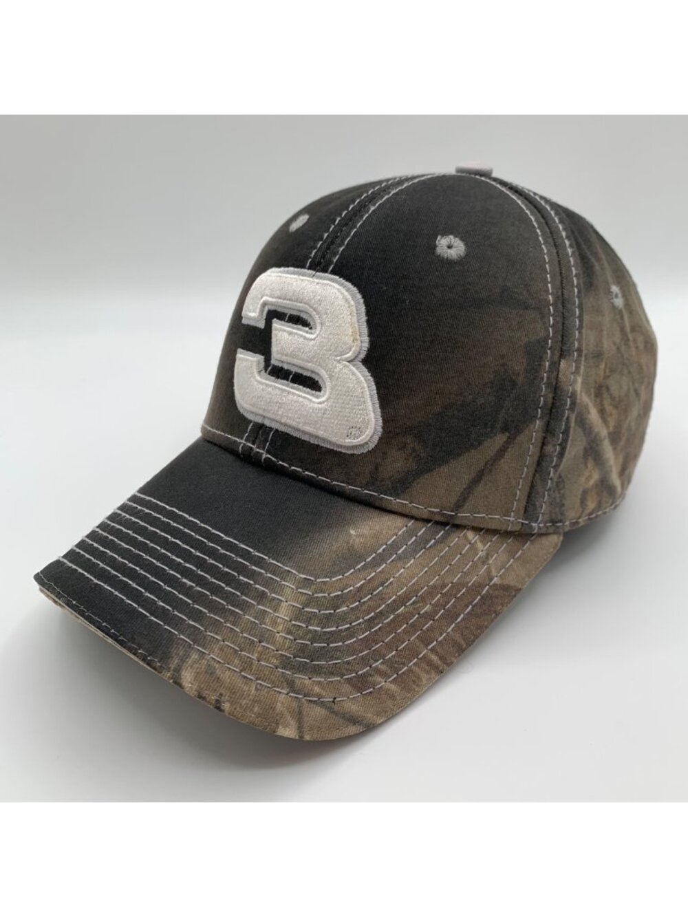 Dale Earnhardt Chase Authentics Camo Beige Green Strapback Hat